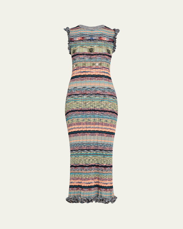 Ajak Sleeveless Knit Midi Dress